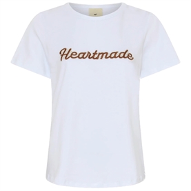 Heartmade Efia Logo T-shirt, Hvid